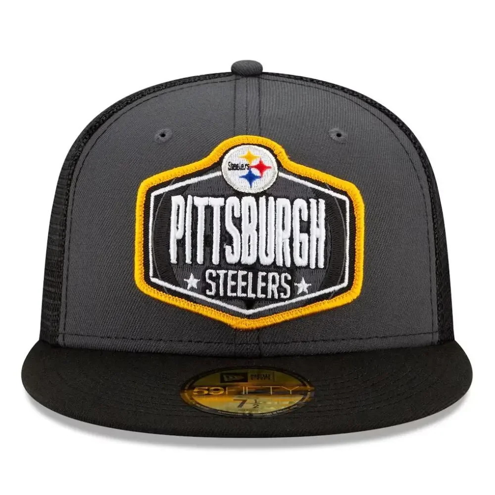 Men's New Era 59FIFTY Pittsburgh Steelers Official NFL On-Stage Draft Day Hat